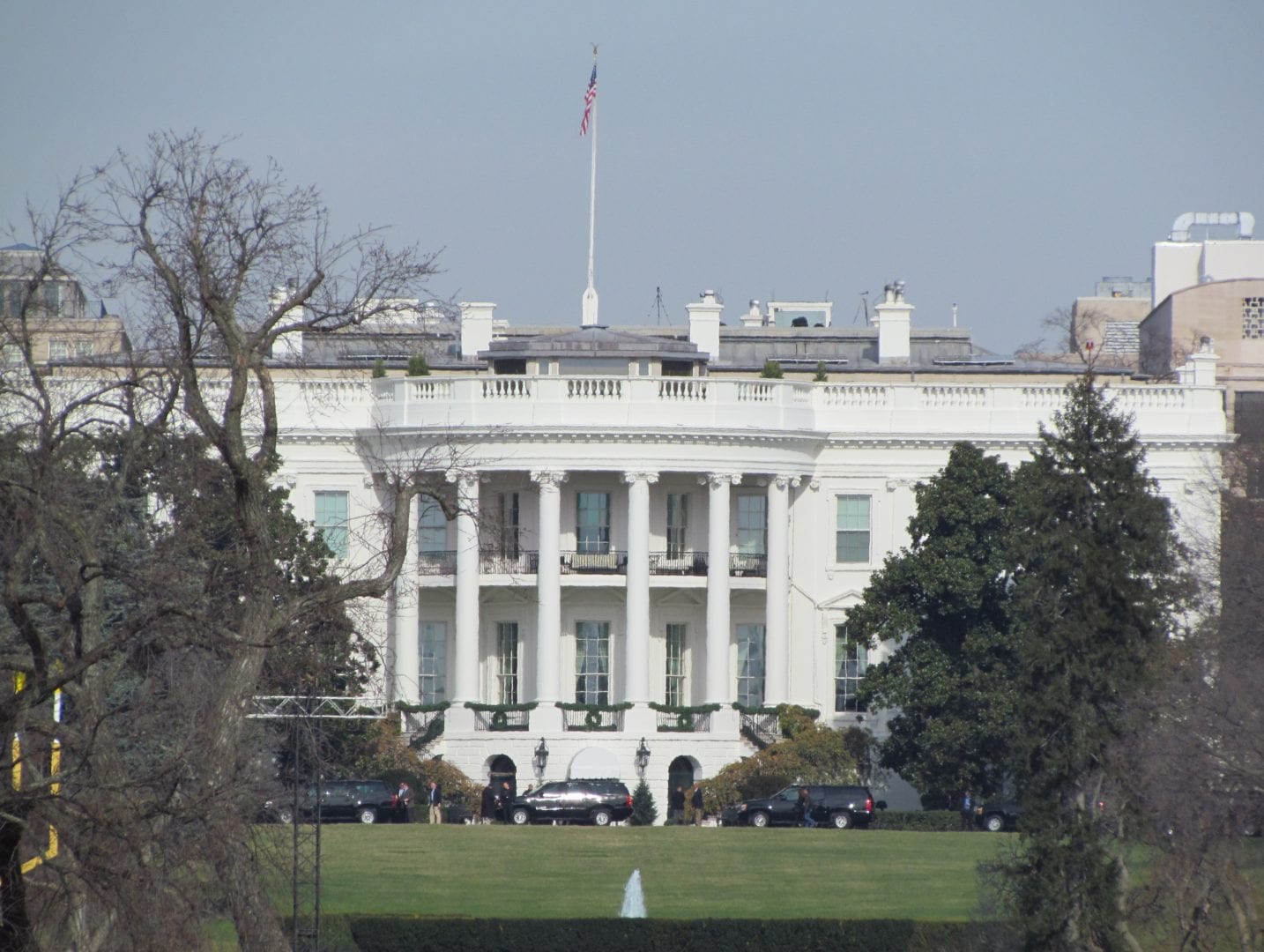 A view of the White House